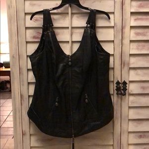 Women’s Leather Harley Davidson Vest